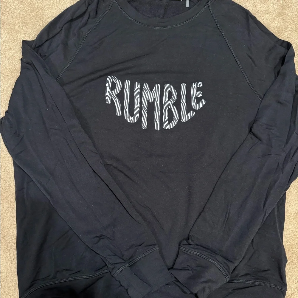 Black Long Sleeve 'Rumble' Shirt - Picture 2 of 3
